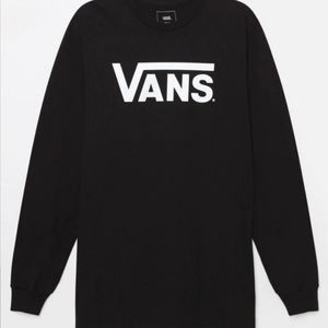 Vans Classic Black Long Sleeve T-Shirt